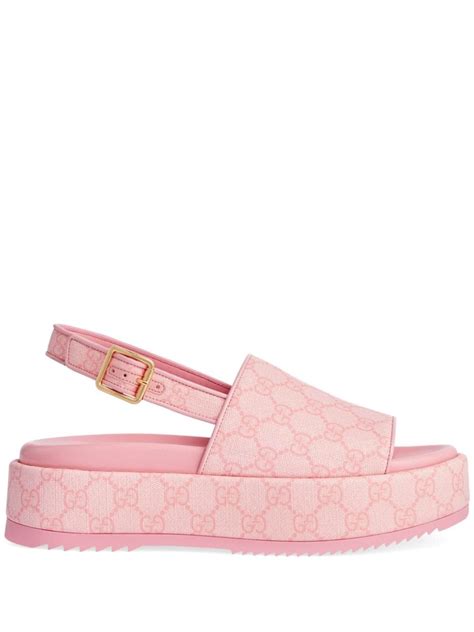 gucci platform sandals pink|Gucci platform sandals aliexpress.